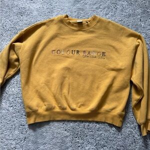 PacSun Mustard Crew Neck Sweater